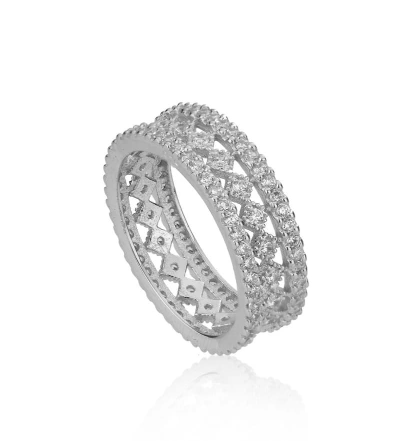 Radiant Silver Ring For Women